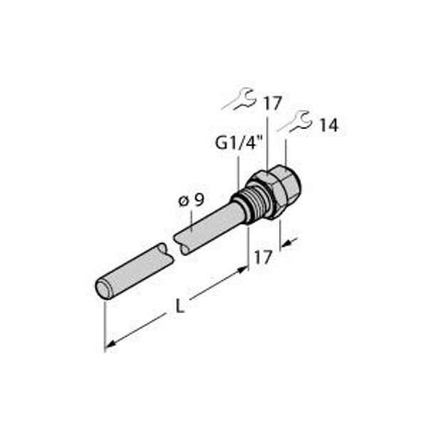 Accessories Thermowell   THW-6-G1/4-A4-L050 image 1