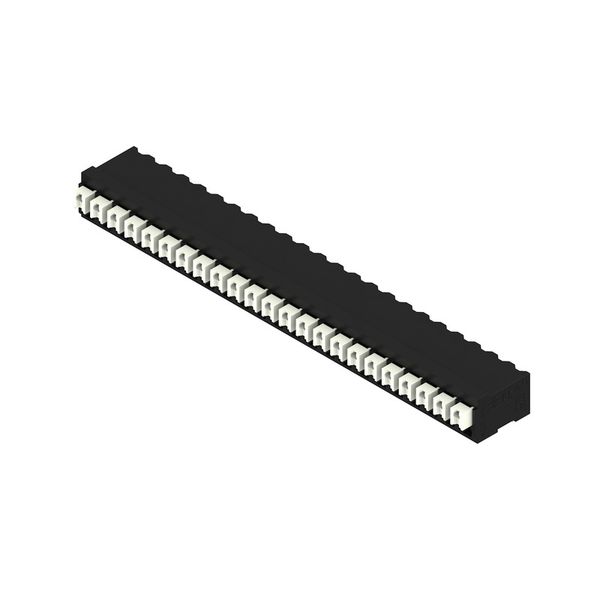 Printed circuit board terminals, 3.81 mm, Number of poles: 23, 90°, Solder pin length (l): 1.5 mm, black, PUSH IN with actuator, Clamping range, max. : 1.5 mm², Tube image 2