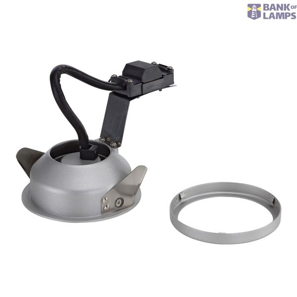 TWISTER GU6.5 downlight, round , silver grey, max. 35W, adjustable image 3