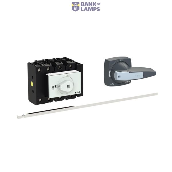 P3 Main switch, 80 A,Rear mounting, 4 pole, Form M4/K2-G, Gray, Short  image 5
