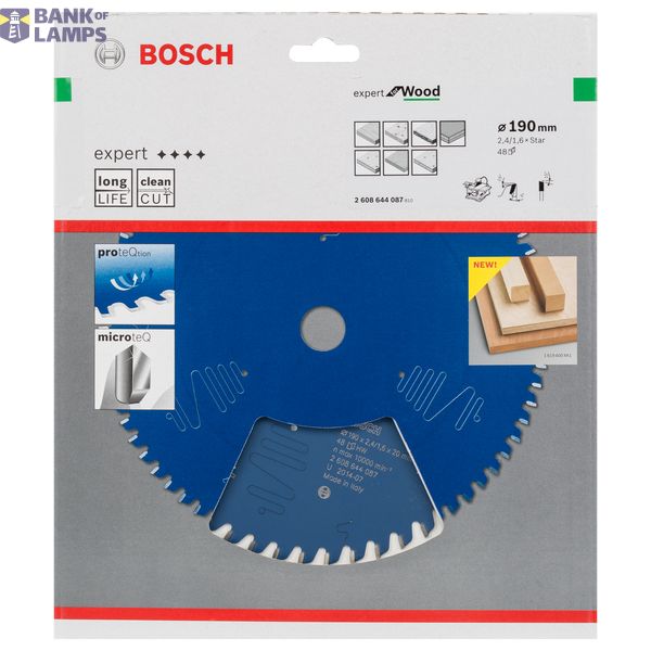 Circular saw blade Expert for Wood 190 x 2,4 mm, 48 image 2