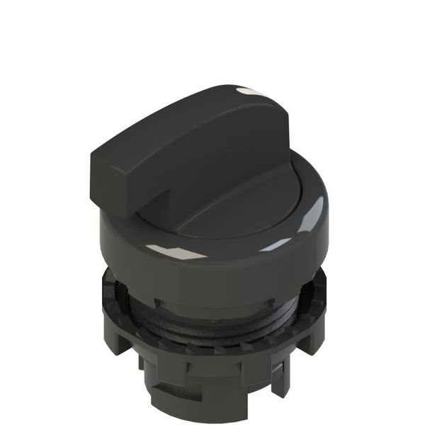Long handle selector, 3 positions black with marking image 1