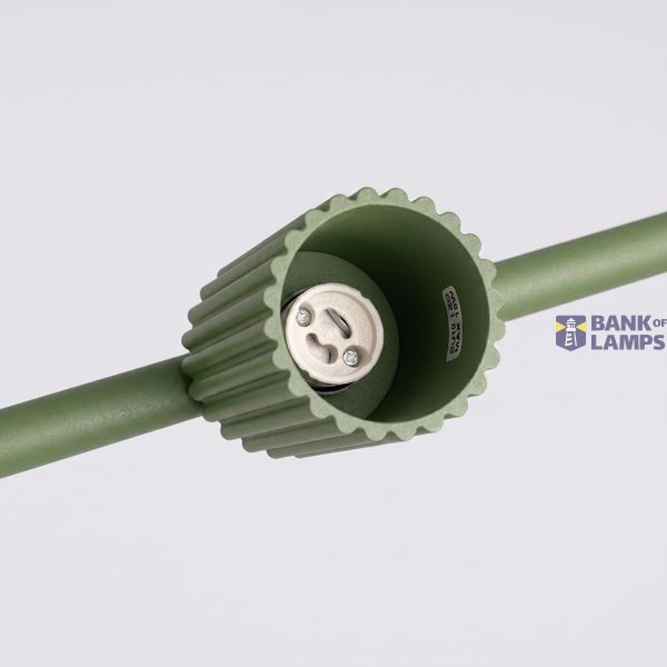 Chandelier KARBON 4 olive green image 8