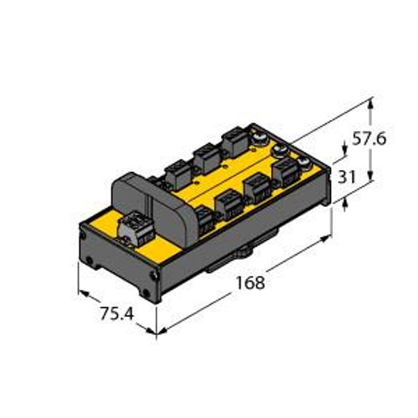 IP20 Junction Box with Short-Circuit Protection, 8-Channel FOUNDATION Fieldbus and PROFIBUS-PA   JRBS-40DC-8RV image 1