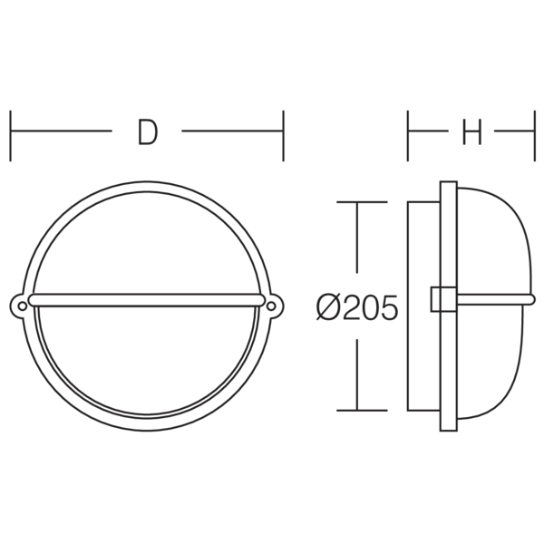 ALU-SUPERIOR, silver, on/off Wall luminaires, D 245 H 125, Plastic (PC image 4