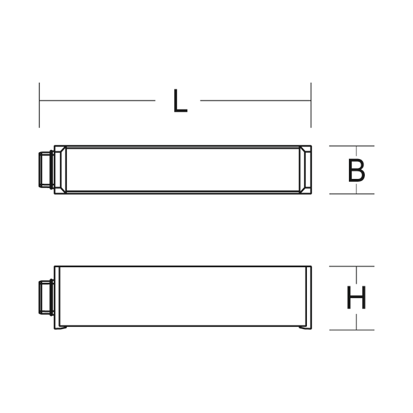 Compensation module L 818 B 58 H 76 colour: aluminium 220 - 240 V image 3