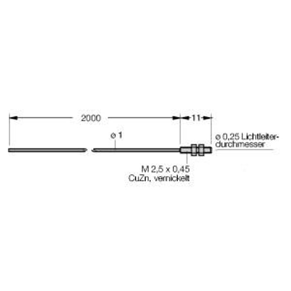 Plastic Fiber Single Conductor — Jacketed Optical Cable Made of Plastic Fiber   PIT16U image 1