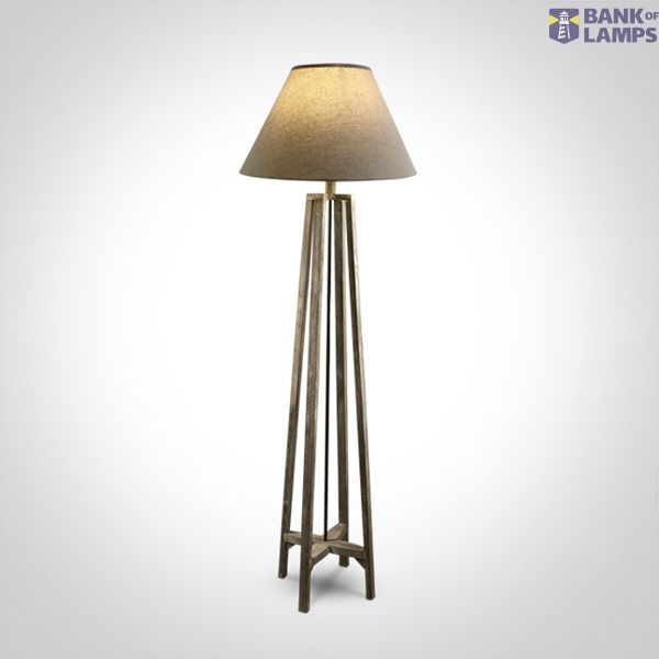WOOD FLOOR LAMP 12W E27 image 1