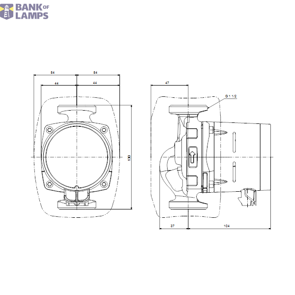 Drinking water circulator pump ALPHA1 25-80 N 130 1x230V 50Hz 6H image 4