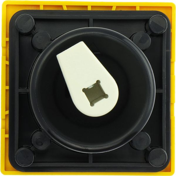 Handle, red/yellow, lockable, for metal shaft, for padlock, for P1 image 29