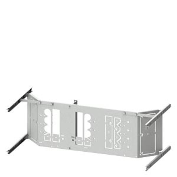 SIVACON S4 mounting plate 3VL4 up to 400A 4-pole fixed-mounted plug-in  8PQ6000-6BA46 image 1