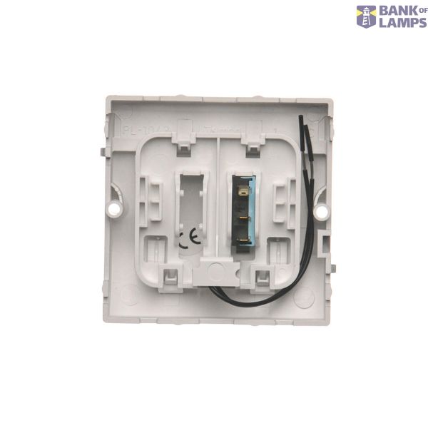 IP two-circuit switch, LED illuminated, (module), 10AX, quick connection, anthracite, metalic image 1