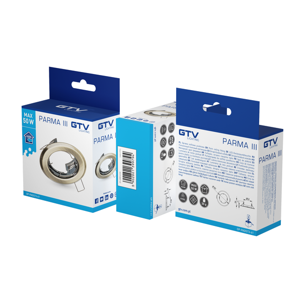 Spot luminaire housing PARMA III, IP20, old gold image 3