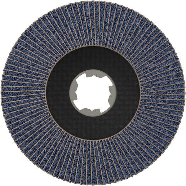 X-LOCK Flap discs, angled version, fibre plate, Ø125mm, G 120, X571, Best for Metal, 1pcs image 1