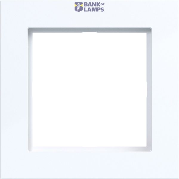 Cover frame single, A.1, light white glossy image 1