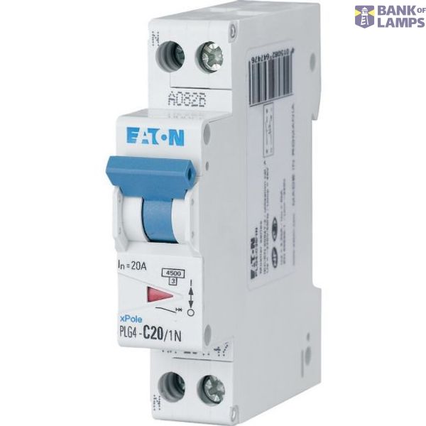 PLG4-B20/1N Eaton Moeller series xPole - PLG4/6 MCB image 1