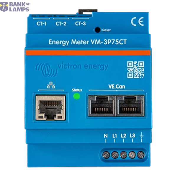 Victron Energy Data Cables and Interface Energy Meter VM-3P75CT image 1