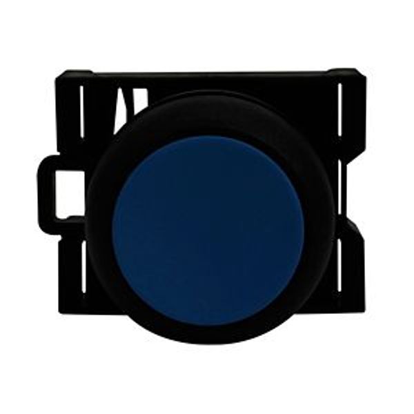M22S-D-B Pushbutton, RMQ-Titan, Flat, momentary, Blue, Blank, Bezel: black image 8