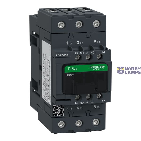 CONTACTOR EVERLINK 3P AC3 65A SPOEL 240V image 1