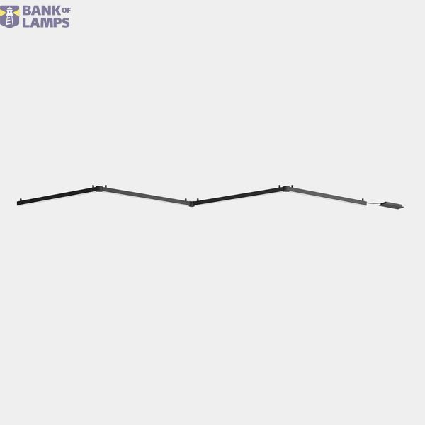 Lineal lighting system Apex "M" Surface 48W LED neutral-white 4000K CRI 90 ON-OFF Black IP20 4168lm image 1