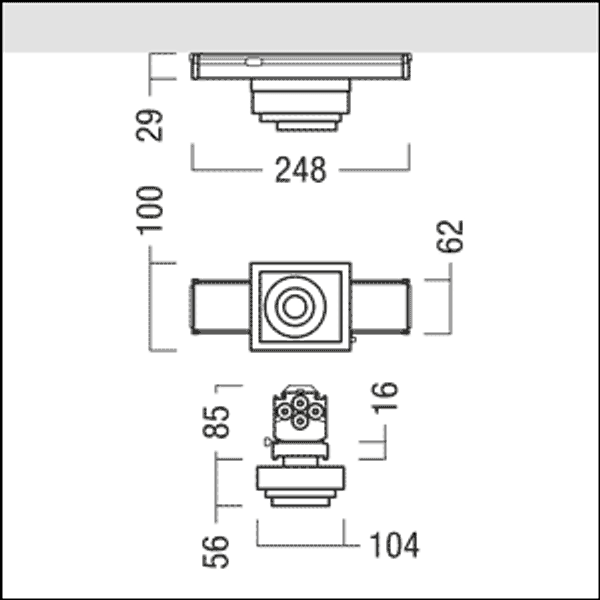 basicDIM ILD G2 HC TEC-GP SR IP54 - TEC-GP with sensor and DALI control unit image 2