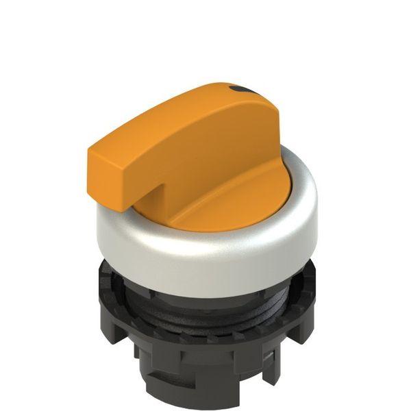 Long handle selector, 3 positions orange with marking image 1