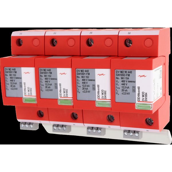 Combined arrester 1+2 DEHNventil M2 880 image 1
