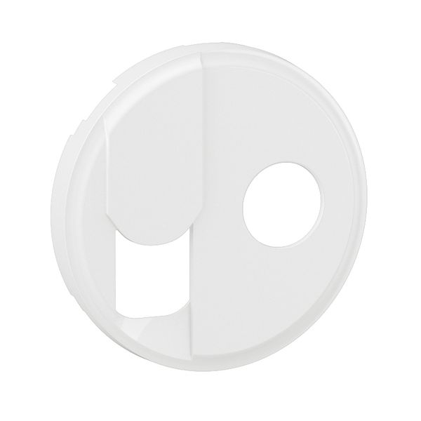 TV + RJ SOCKET ROCKER WHITE image 5