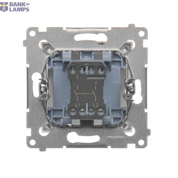 Key with the "vertical" pictogram for switches and electronic controllers, Gold matt, metalic image 1