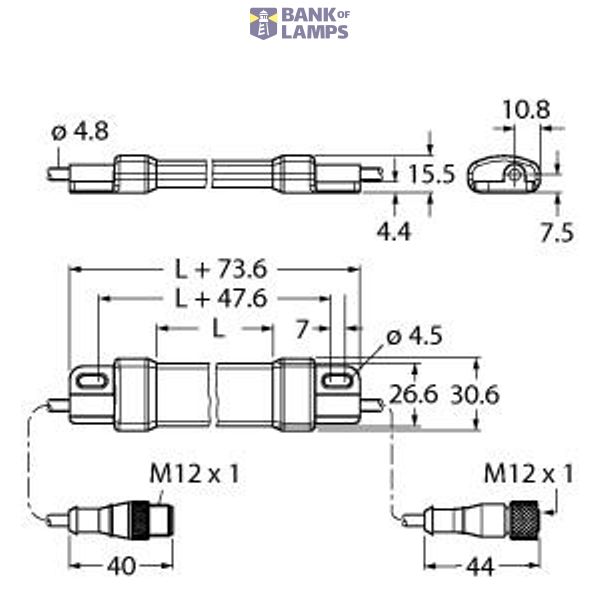 LED Linear Light In the Plastic Housing   WLS15CWW0220DSQP image 1
