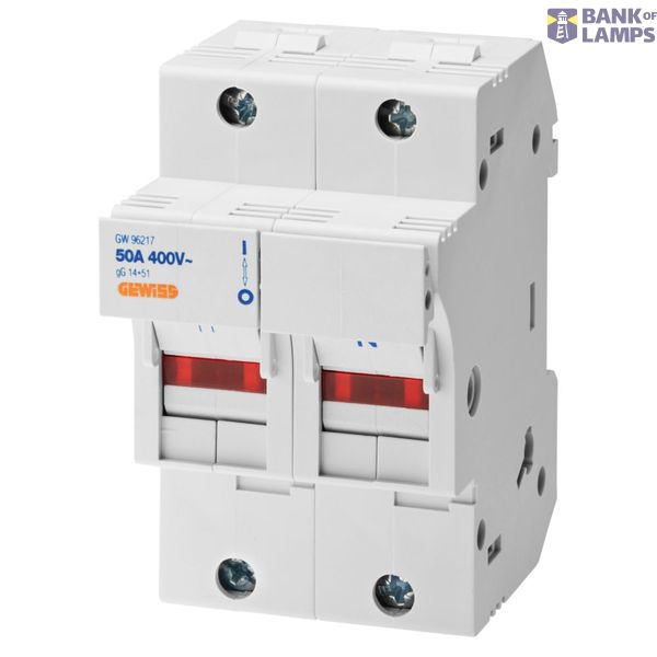 DISCONNECTABLE FUSE-HOLDER - 1P+N 14X51 690V 50A - 3 MODULES image 3
