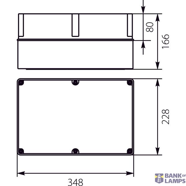 OH-5B.1 Hermetic housing with rail image 2