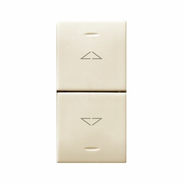 Stable switch, Class S44, RAL 1013 colour, 1P 10AX 250V - glossy finish - 1 Mod. image 1