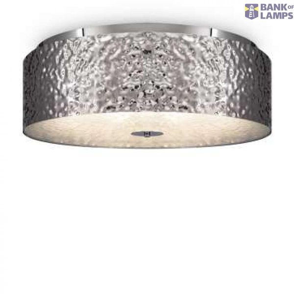 Modern Ripple Ceiling Lamp Chrome image 2