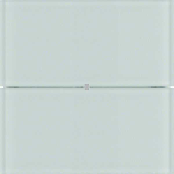 B.IQ push-button 2gang comf, KNX - B.IQ, glass p. white image 2