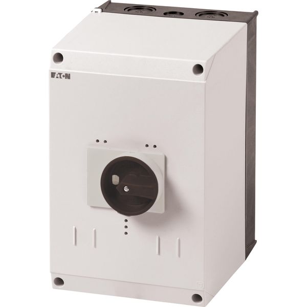 CI-K4-PKZ4-G Insulated enclosure for PKZ4, +rotary handle, black/grey image 2