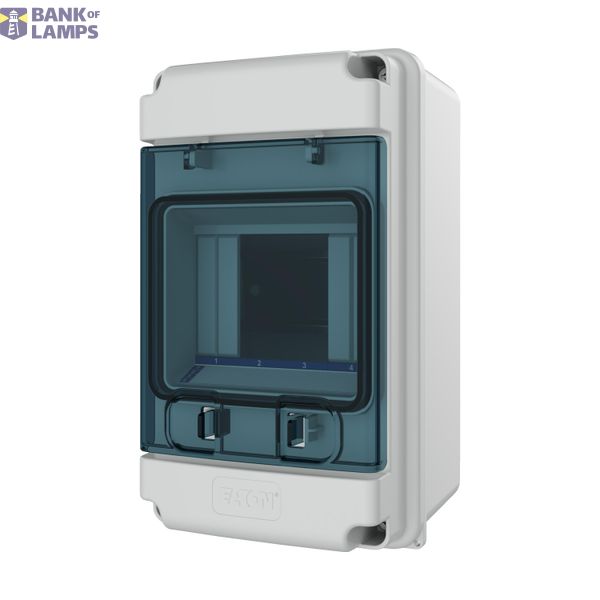 Mini Surface Mounted Board, IP65, IK08, 1-row 4 modules with screw ter image 1