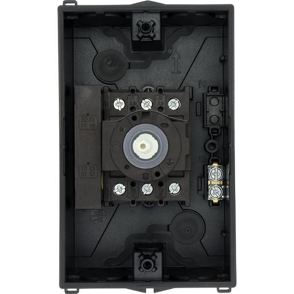 P1-25/I2-SI/HI11 Safety switch, P1, 25 A, 3 pole, 1 N/O, 1 N/C, Emergency switching off function, With red rotary handle and yellow locking ring, Lockable in position image 27