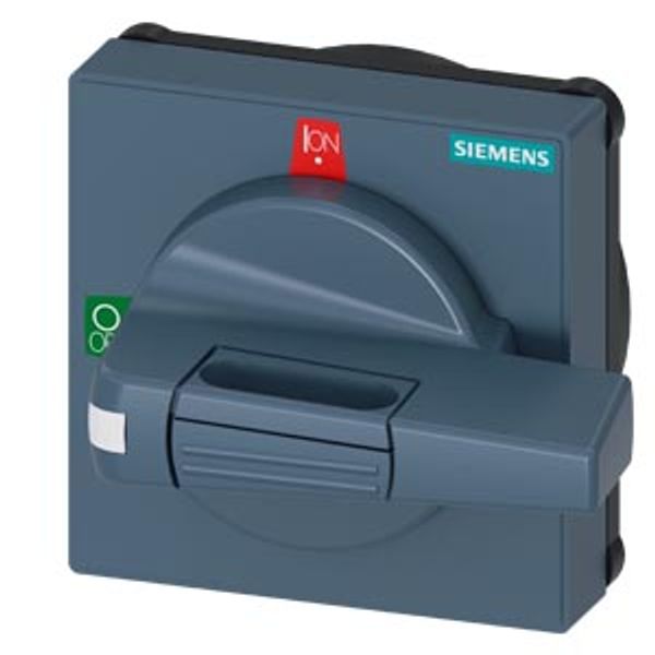 Handle with masking plate standard with lighting, size 75x 75, for shaft 8x 8 image 1