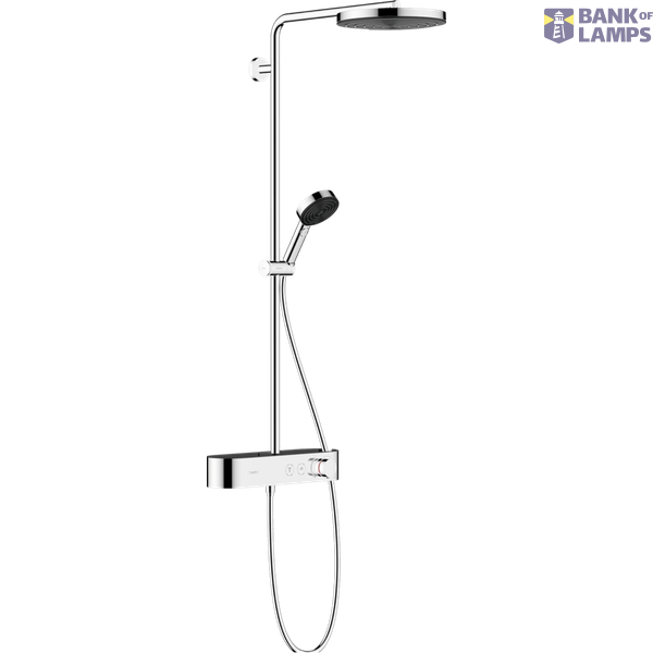 Pulsify 260 1jet/105 3jet Relaxation with thermostat ShowerTablet Select 400 shower system, chrome image 1