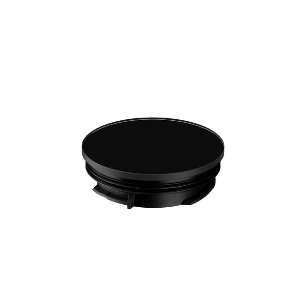 Cover plate, diffuser D 100 H 31 colour: black image 1