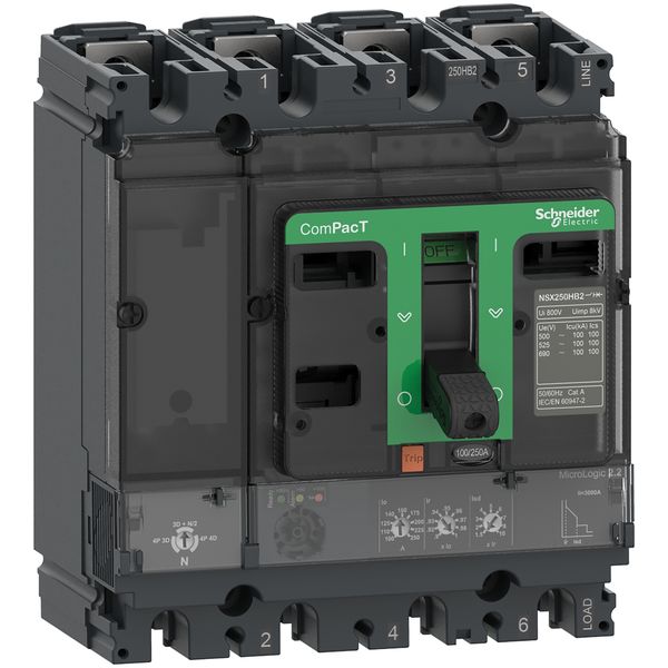 NSX160F 36kA AC 4P4D 100A 2.2 image 2