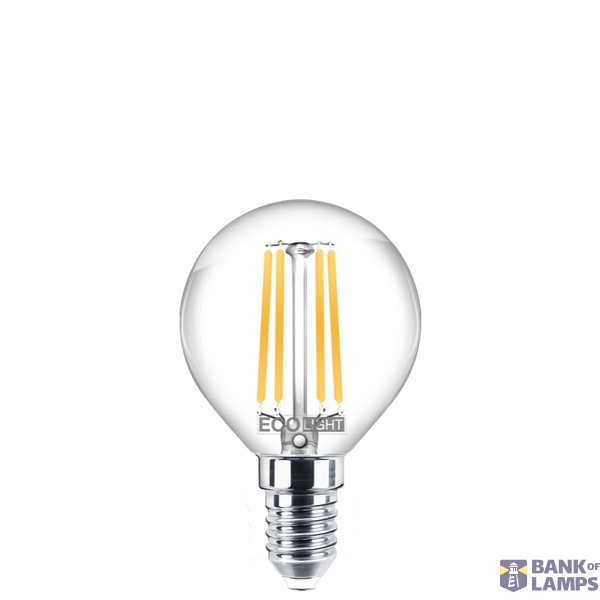 FIL. LED ECOLIGHT SFERA CHIARA image 1