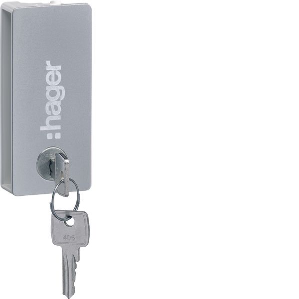 Key lock,vega,type 1242E,2 keys,for white doors,1-4row image 1