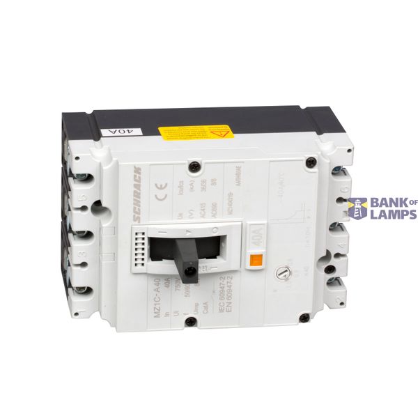 Moulded Case Circuit Breaker Type A, 3-pole, 36kA, 40A BT image 5