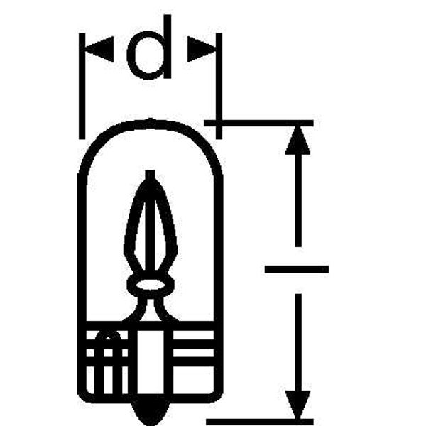 2841-02B 3W 24VW2,1X9,5D10XBLI2DKOSOSRAM image 2