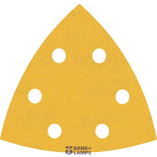 EXPERT C470 Sandpaper for Delta Sanders 93 mm, G 240 5-pc Hook&Loop image 1