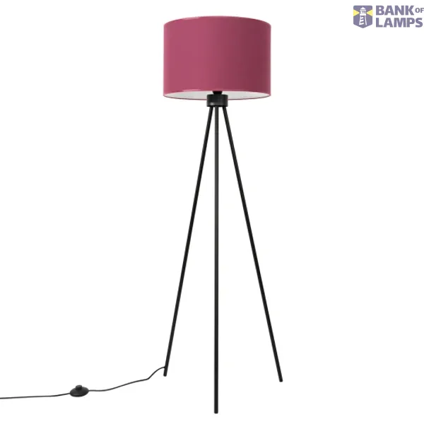 Floor lamp NEVIA burgundy image 1