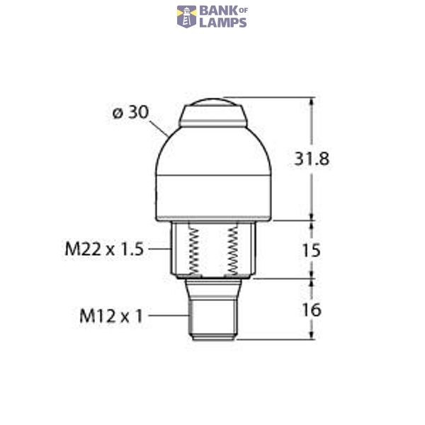 LED Signal Light Beacon   K30LMXXPPB2Q image 1