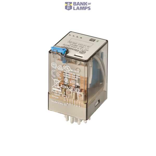 Rel. 3CO 10A/60VDC/Agni+Au/Test button/LED/diode (60.13.9.060.5070) image 4